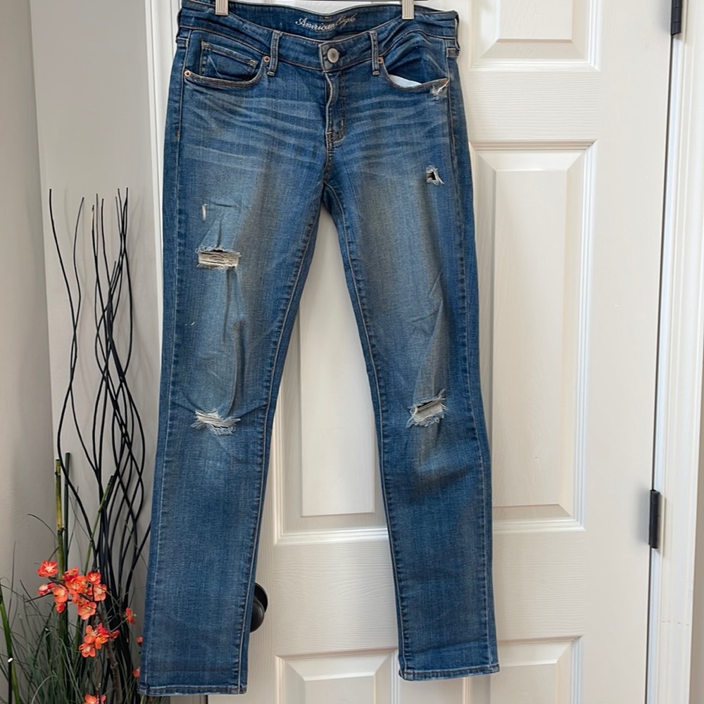 American Eagle Distressed Skinny Jeans